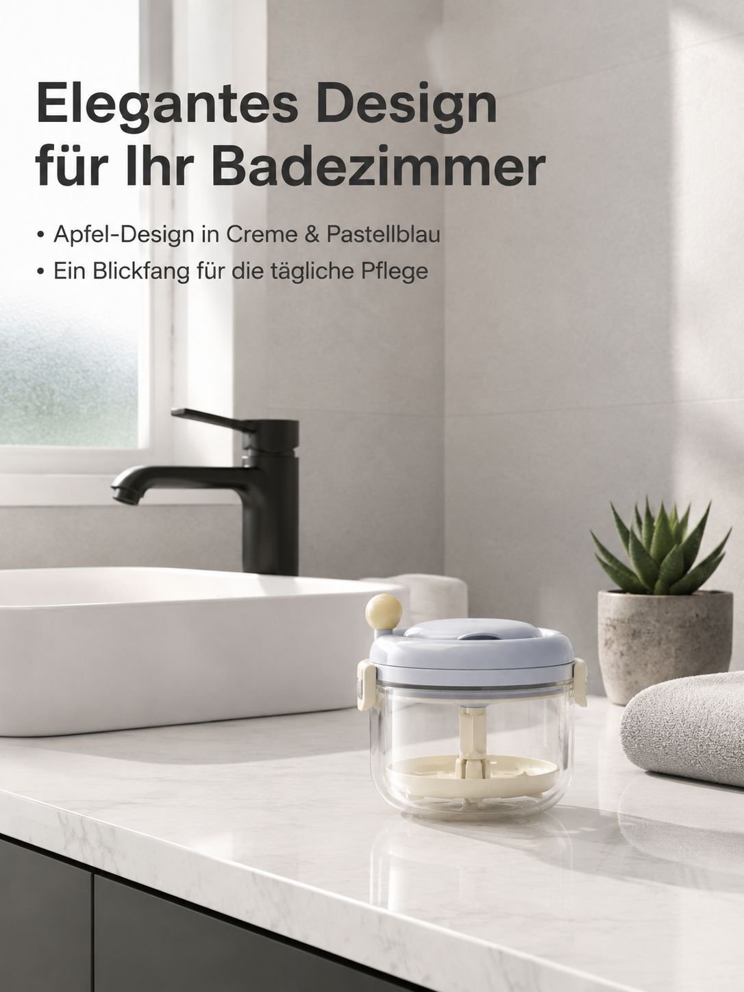 Versiegelte Abtropfbox für Zahnspangen – geschlossen