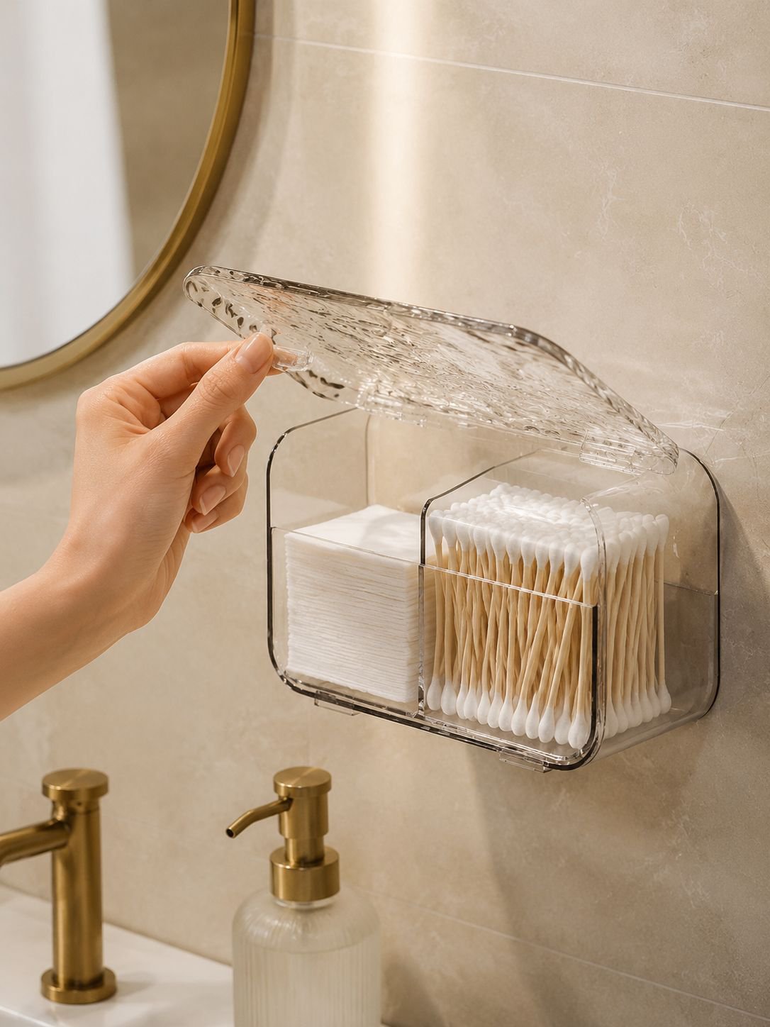 Stylish and practical cosmetic storage solution