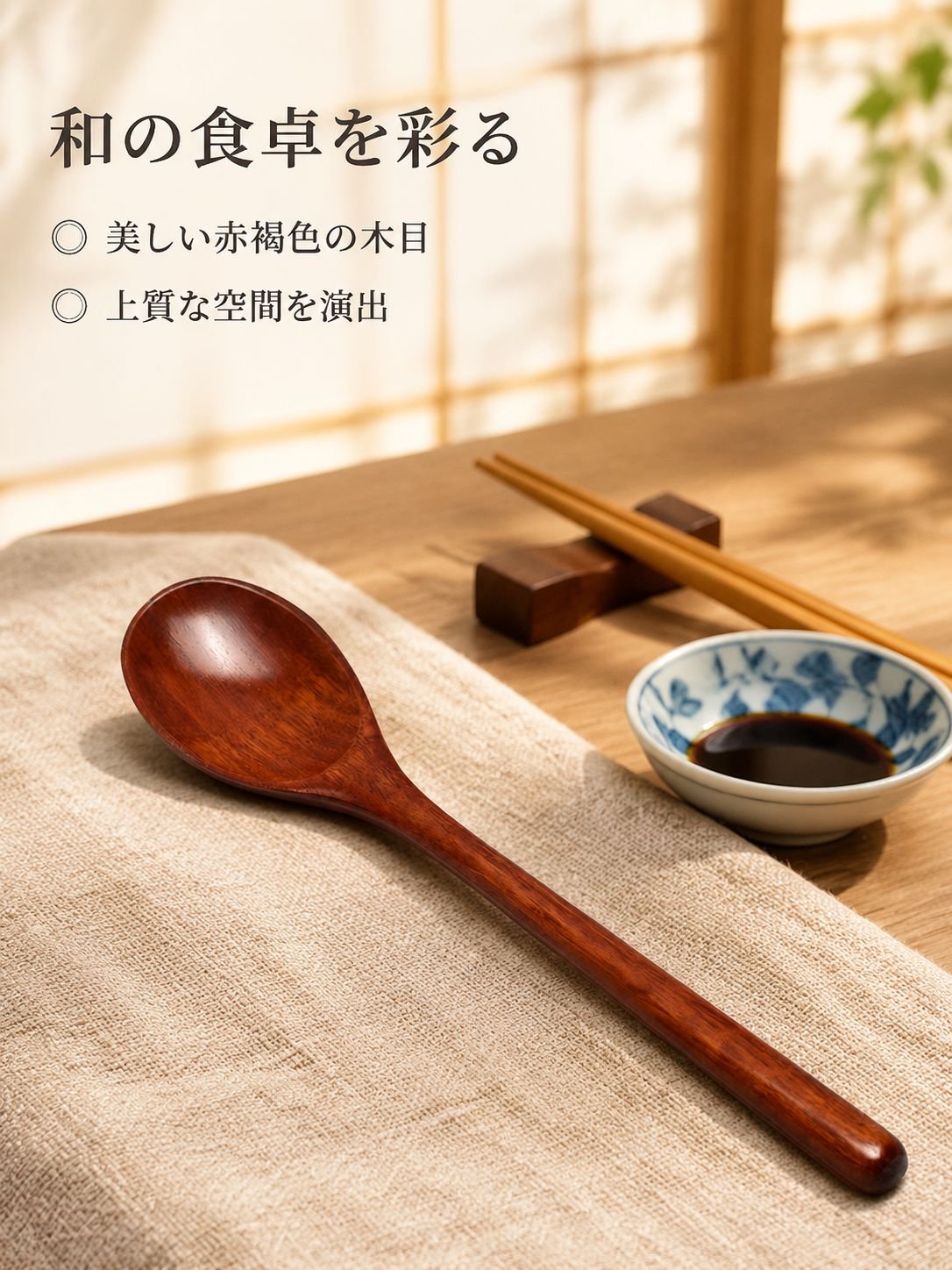 木製スープスプーン