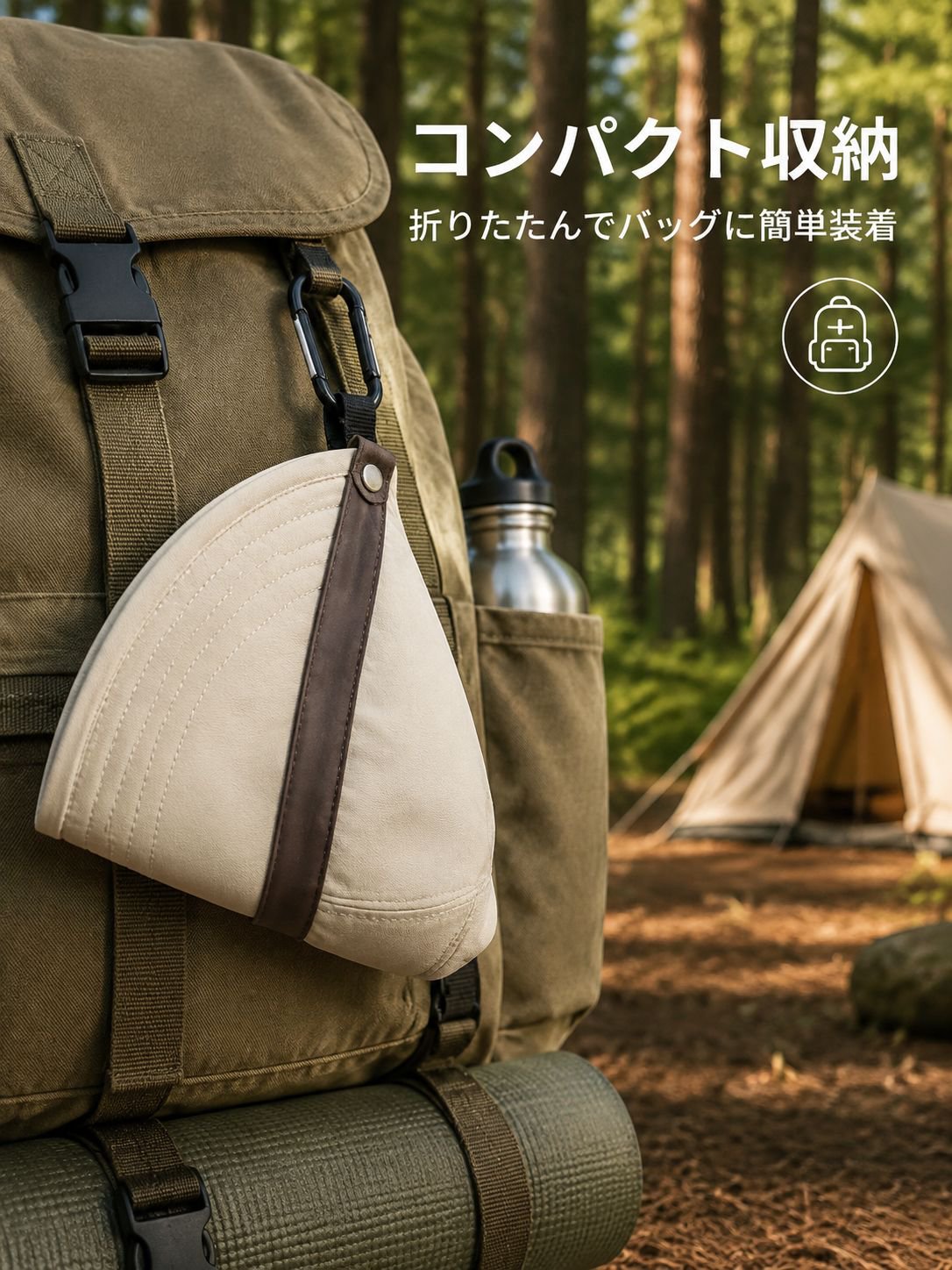 吊り下げ可能な防水日焼け防止ターバンハット