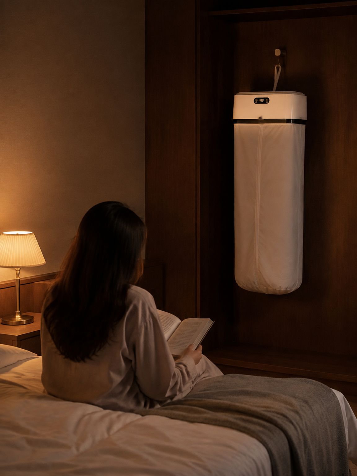 Portable foldable clothes dryer for travel use