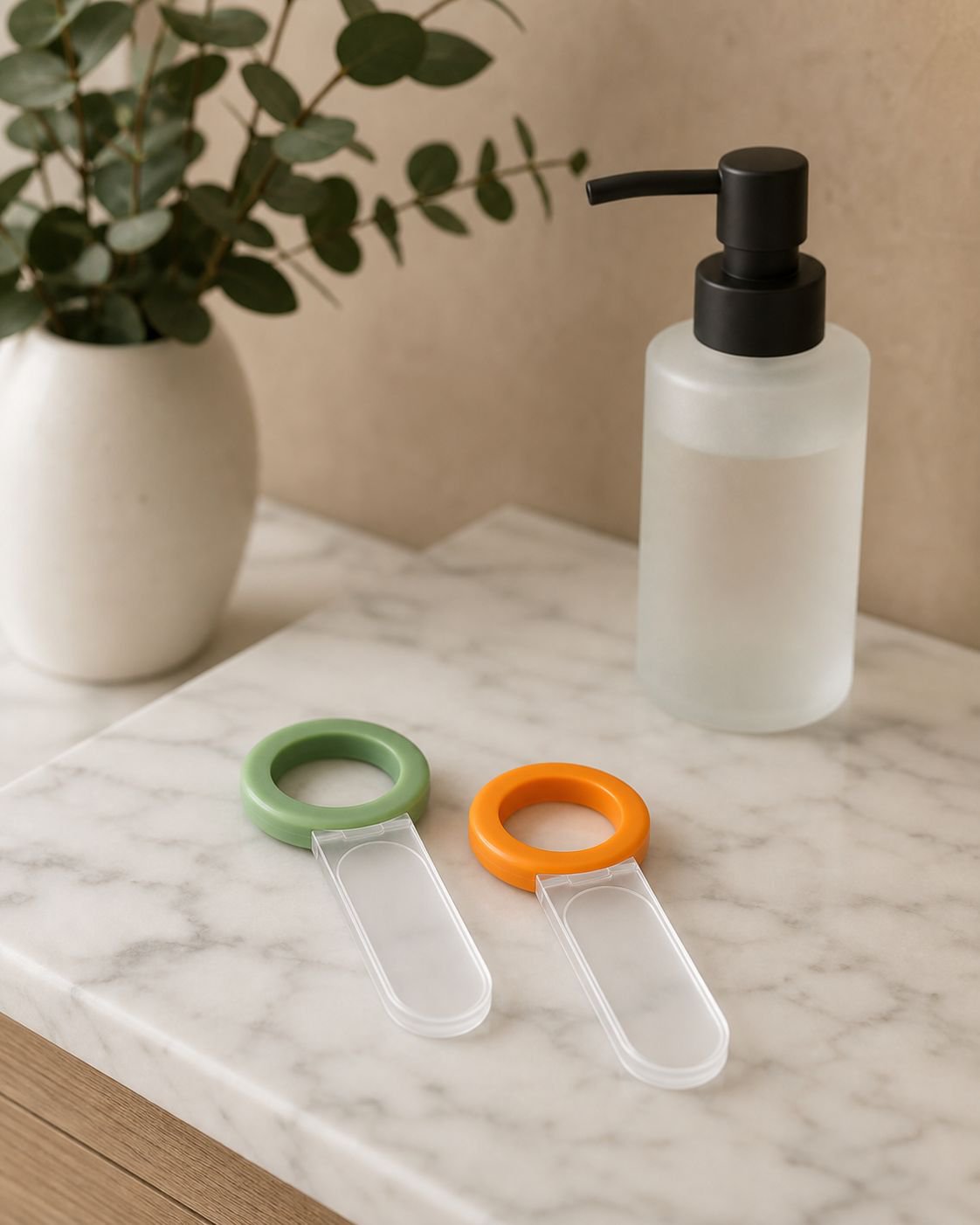 Adhesive Toilet Seat Lifter, Bathroom Toilet Lid Handle, 2 Pieces Set for Home
