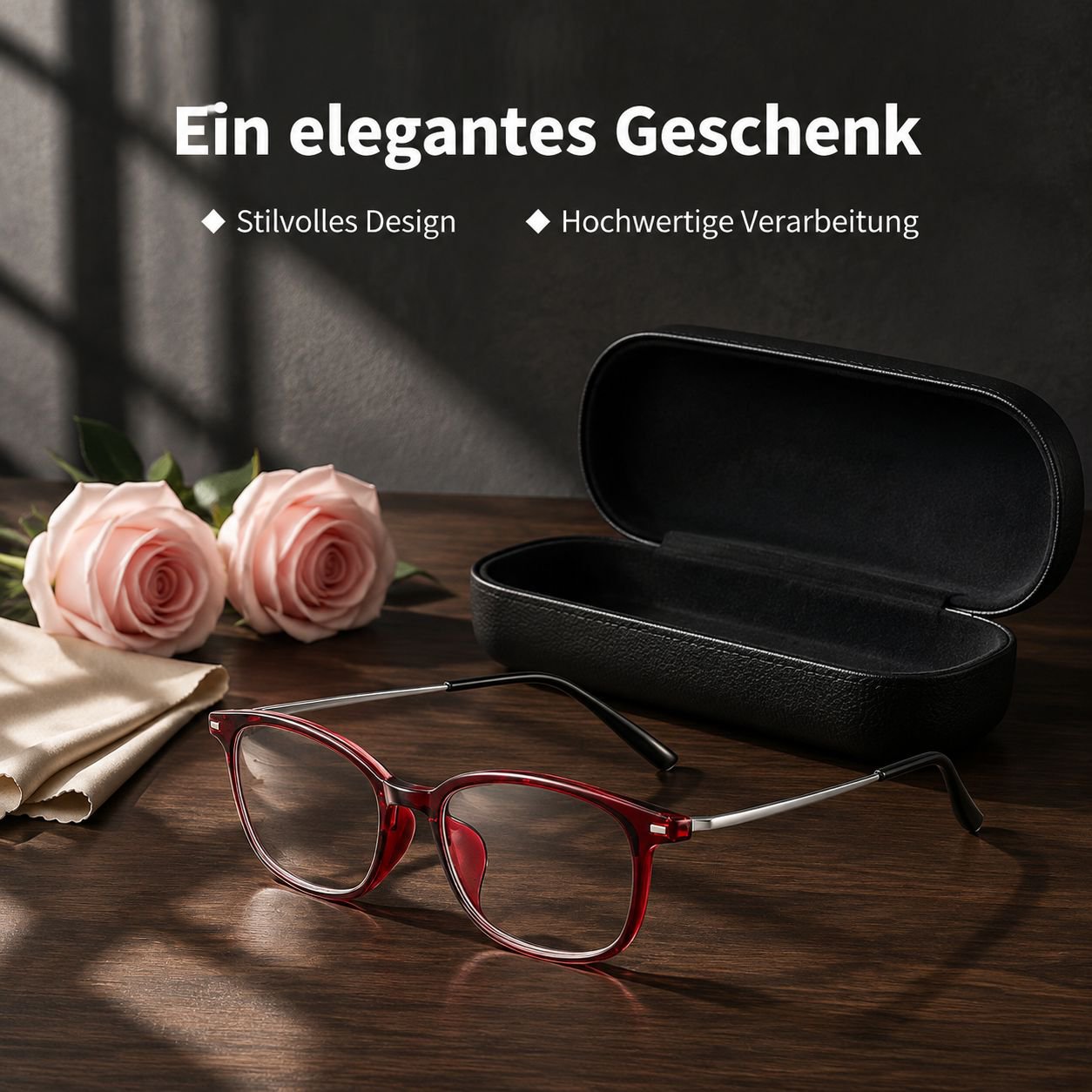 Elegante Damen-Lesebrille mit Blaulichtfilter