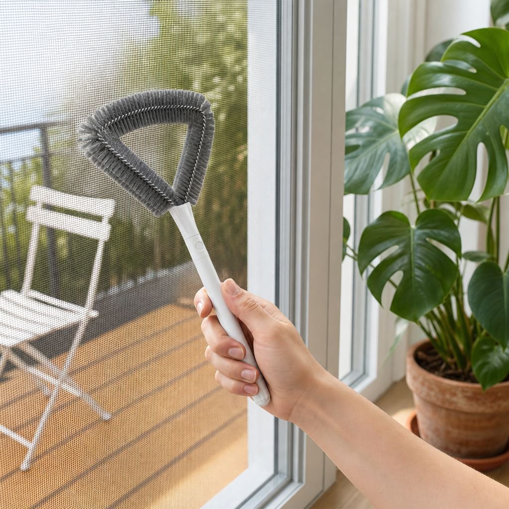 Fenster-Sieb-Bürste, waschbar, ohne Demontage