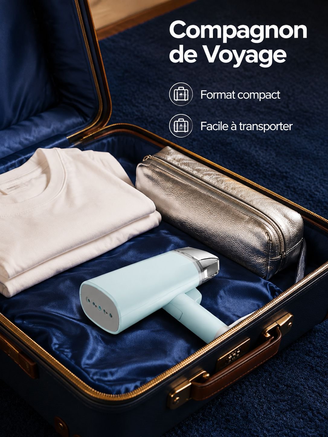 Défroisseur vapeur portable à main