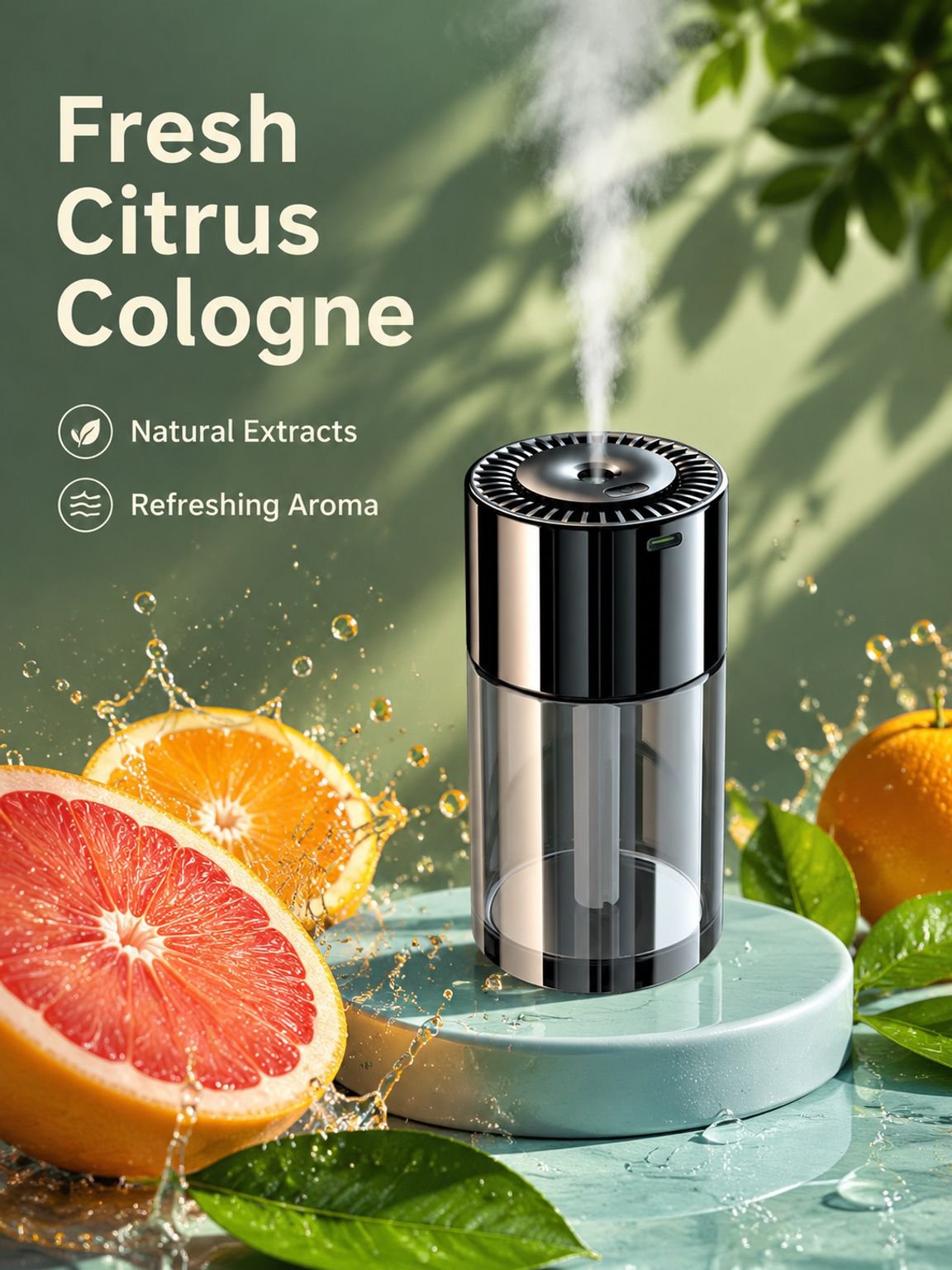 Refreshing scent car spray for odor removal
