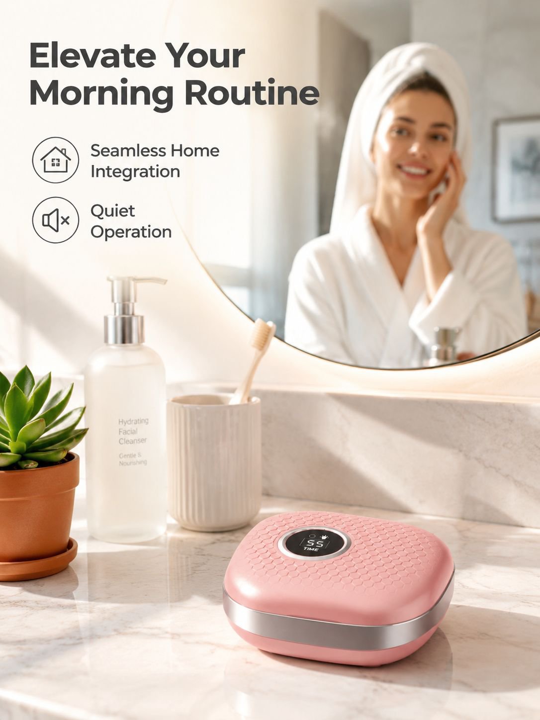 Electric Contact Lens Cleaner for Home Use, Superior to Ultrasonic Devices