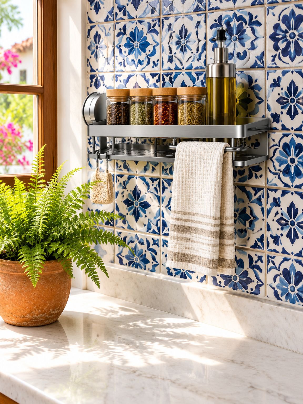 Estante organizador de cocina para ollas y sartenes