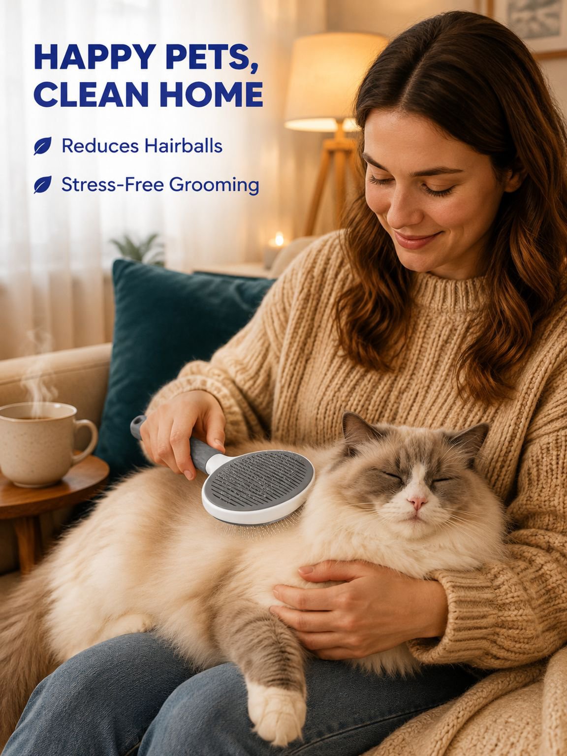 Automatic Hair Removal Comb for Cats and Dogs