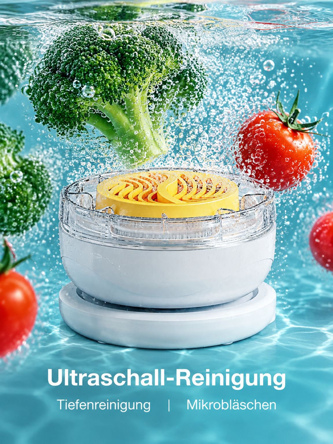 Kabelloses Ultraschall-Gemüse- und Obstreinigungsgerät