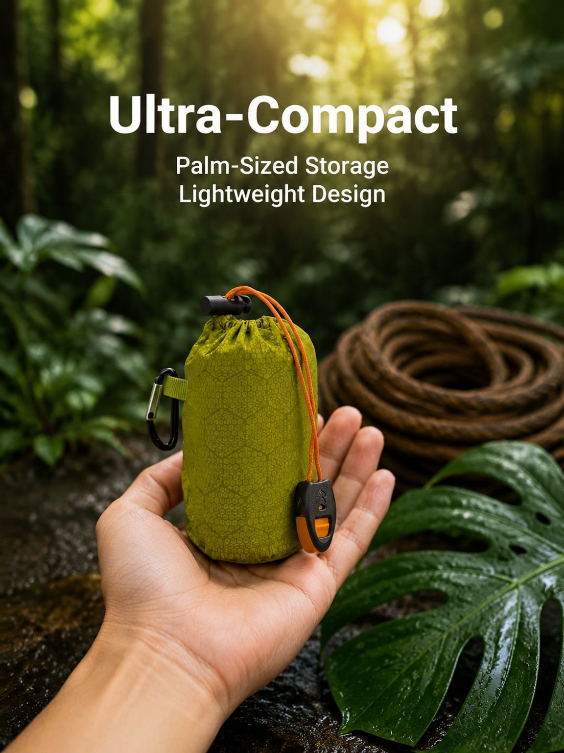 Outdoor emergency sleeping bags and blankets