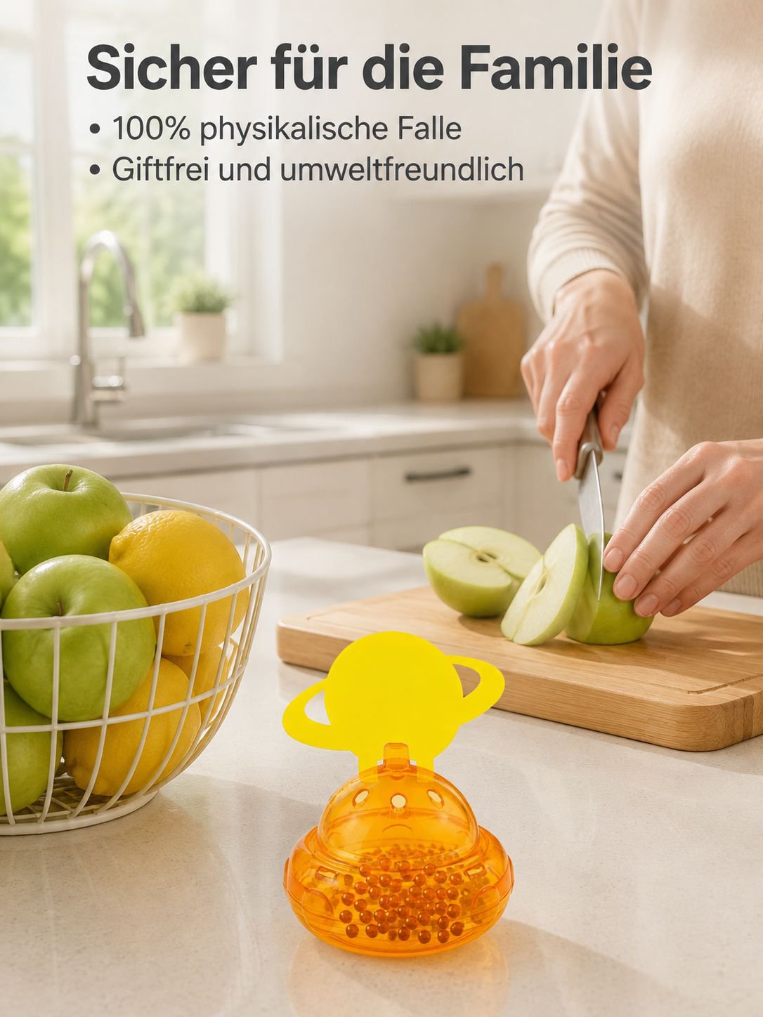 Einfache Anwendung des Fliegenfängers