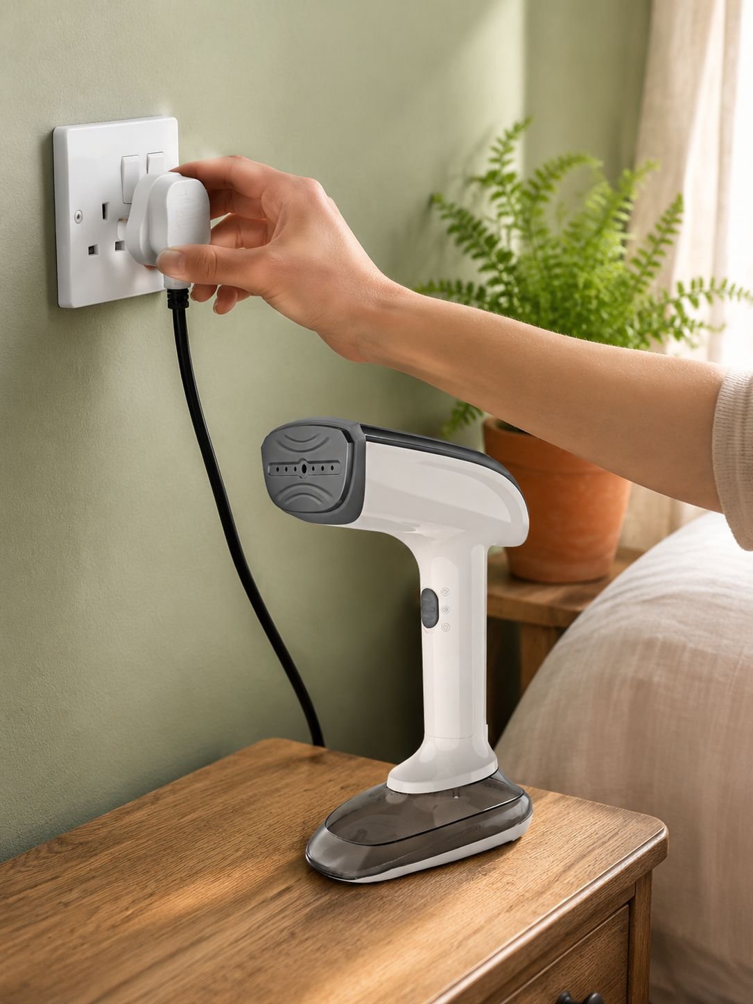 Steam iron for clothes with 25 minutes of non-stop steaming