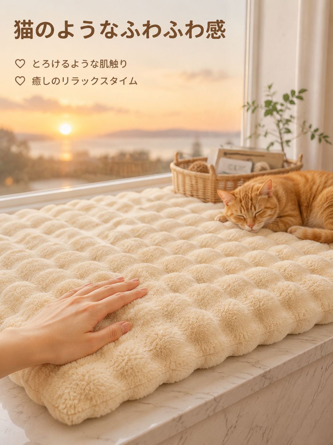 厚手で暖かいソファ用クッション