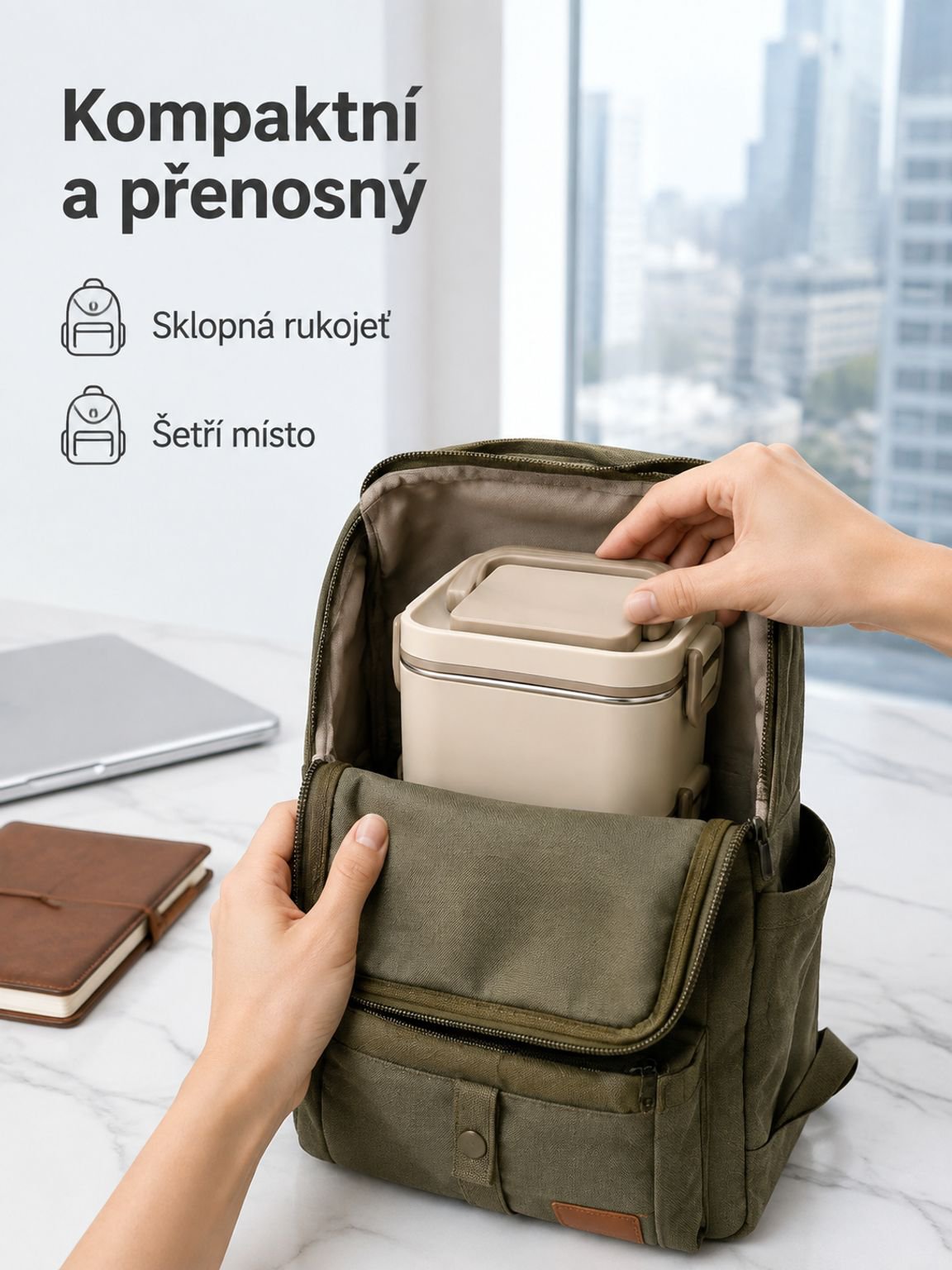 Obědový box z nerezové oceli