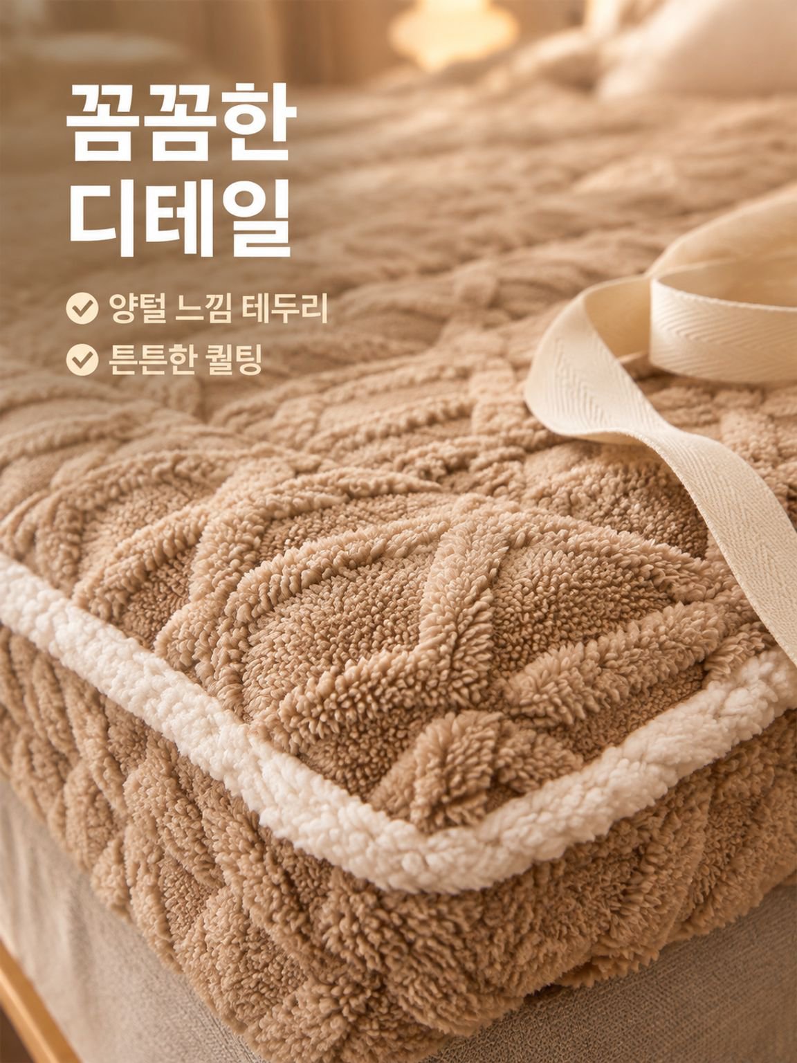 A등급 밀크 플리스 순면 항균 매트리스 커버