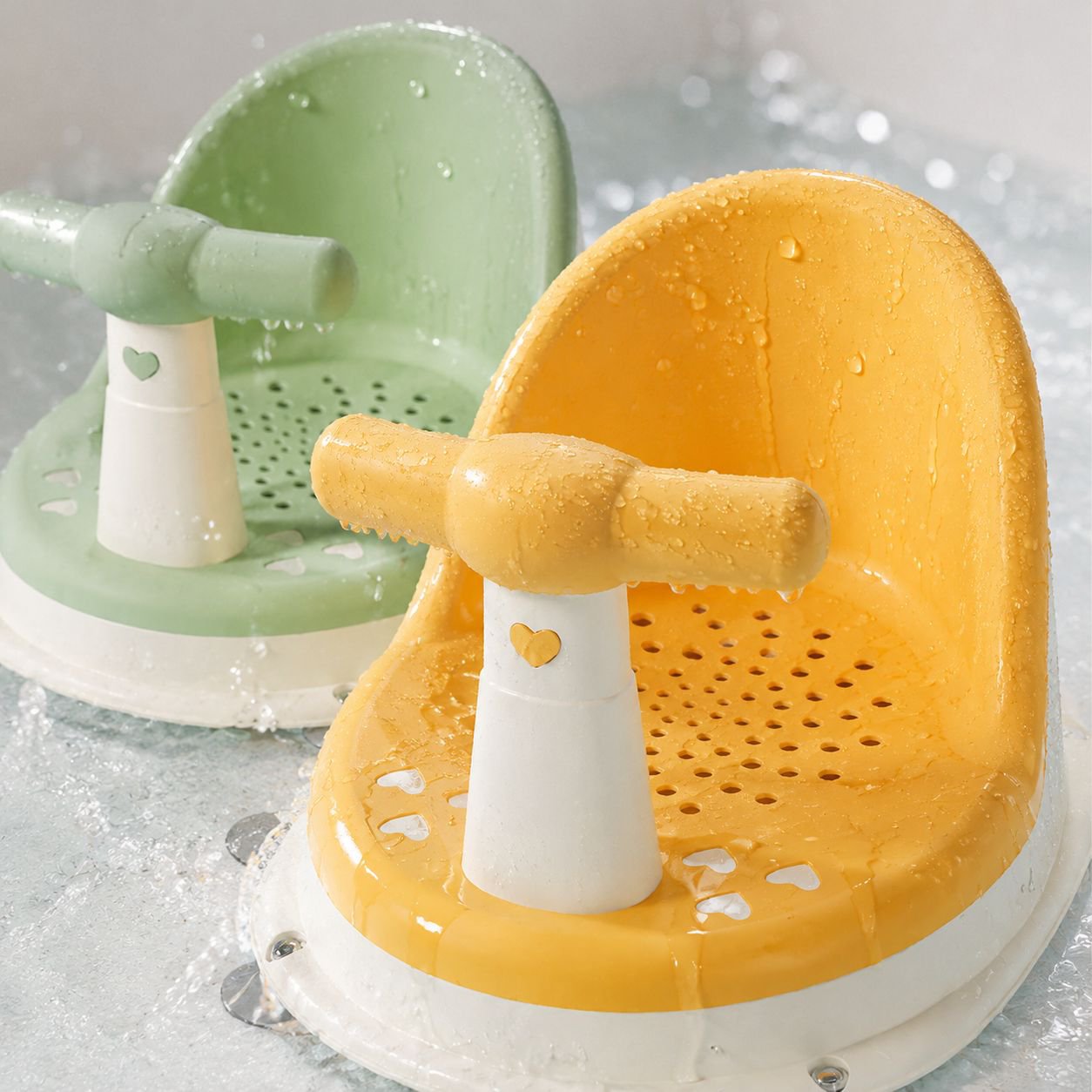 Soporte para baño de bebé con diseño ergonómico