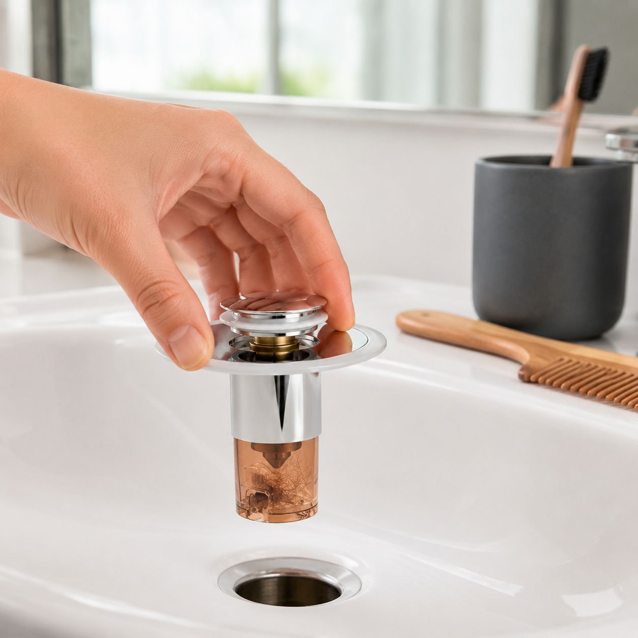 Stainless Steel Anti-Odor Leak-Proof Sink Drain Accessory