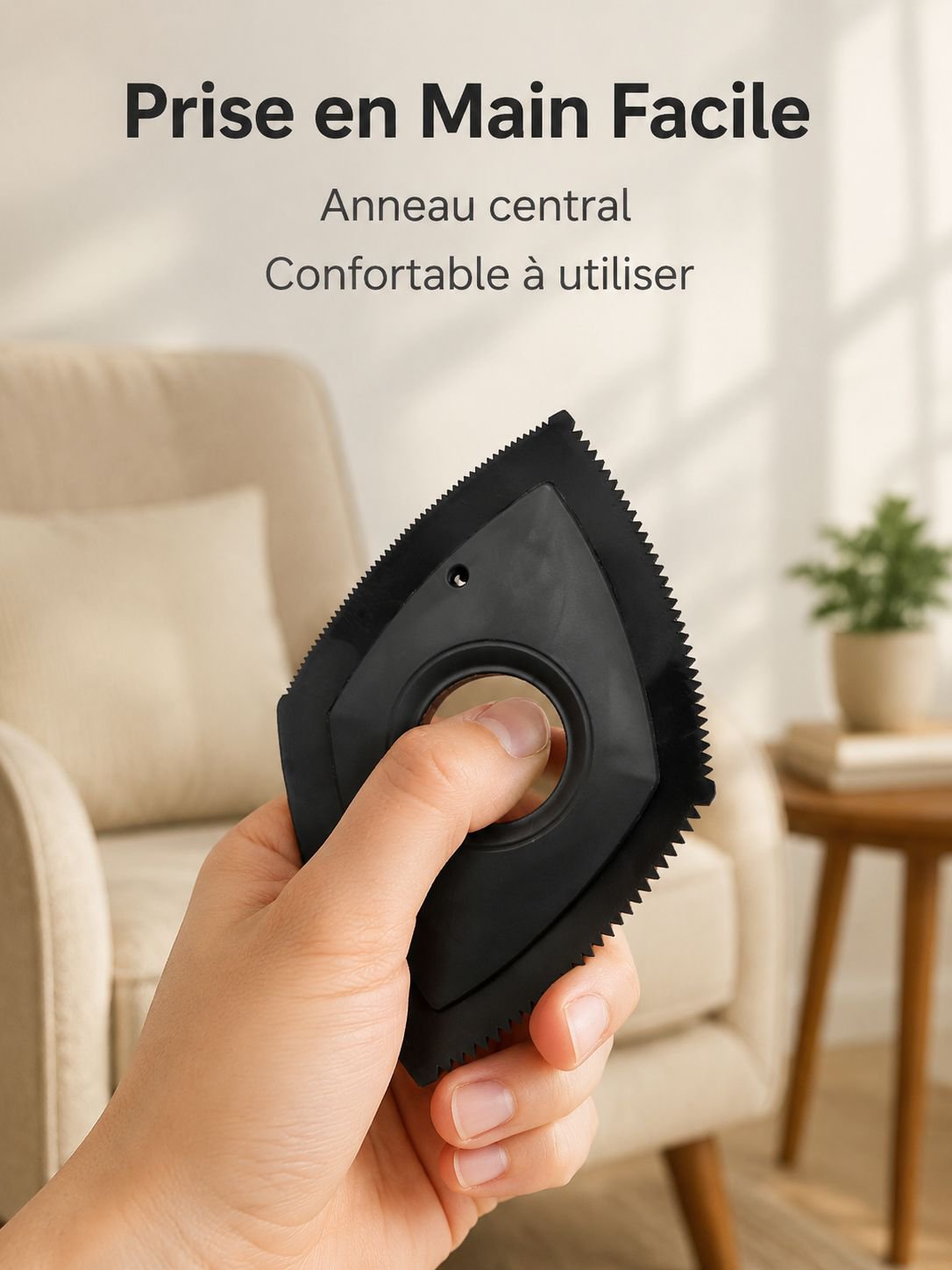 Outil multifonctionnel lavable pour enlever les poils d'animaux