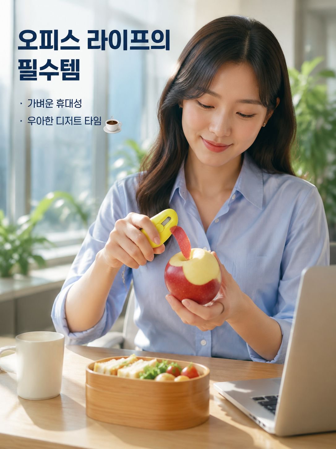휴대용 미니 과일 껍질 벗기는기
