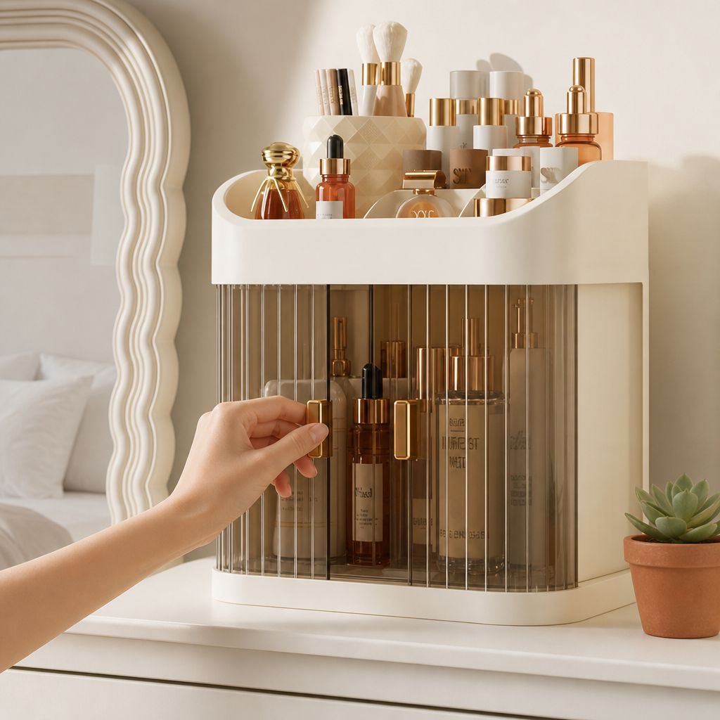 Large Capacity Drawer Dresser Cosmetic Case