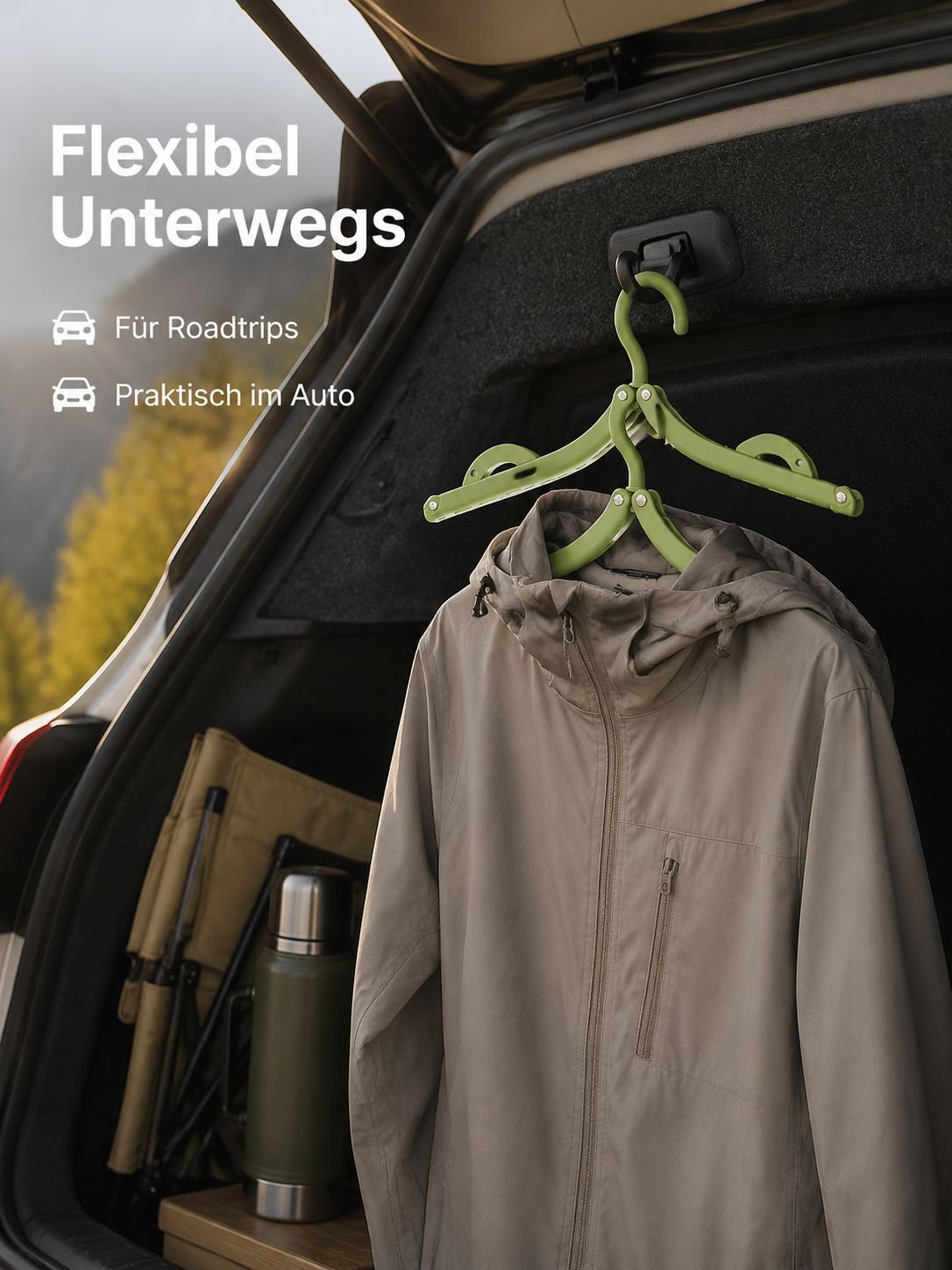 Praktischer Kleiderbügel als unverzichtbares Reiseaccessoire