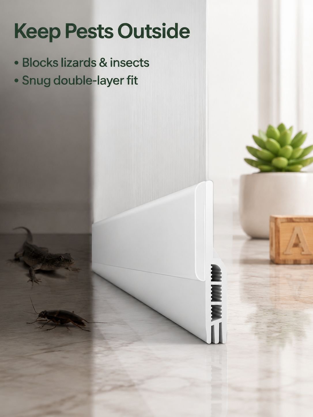 Home Door Bottom Soundproof Seal