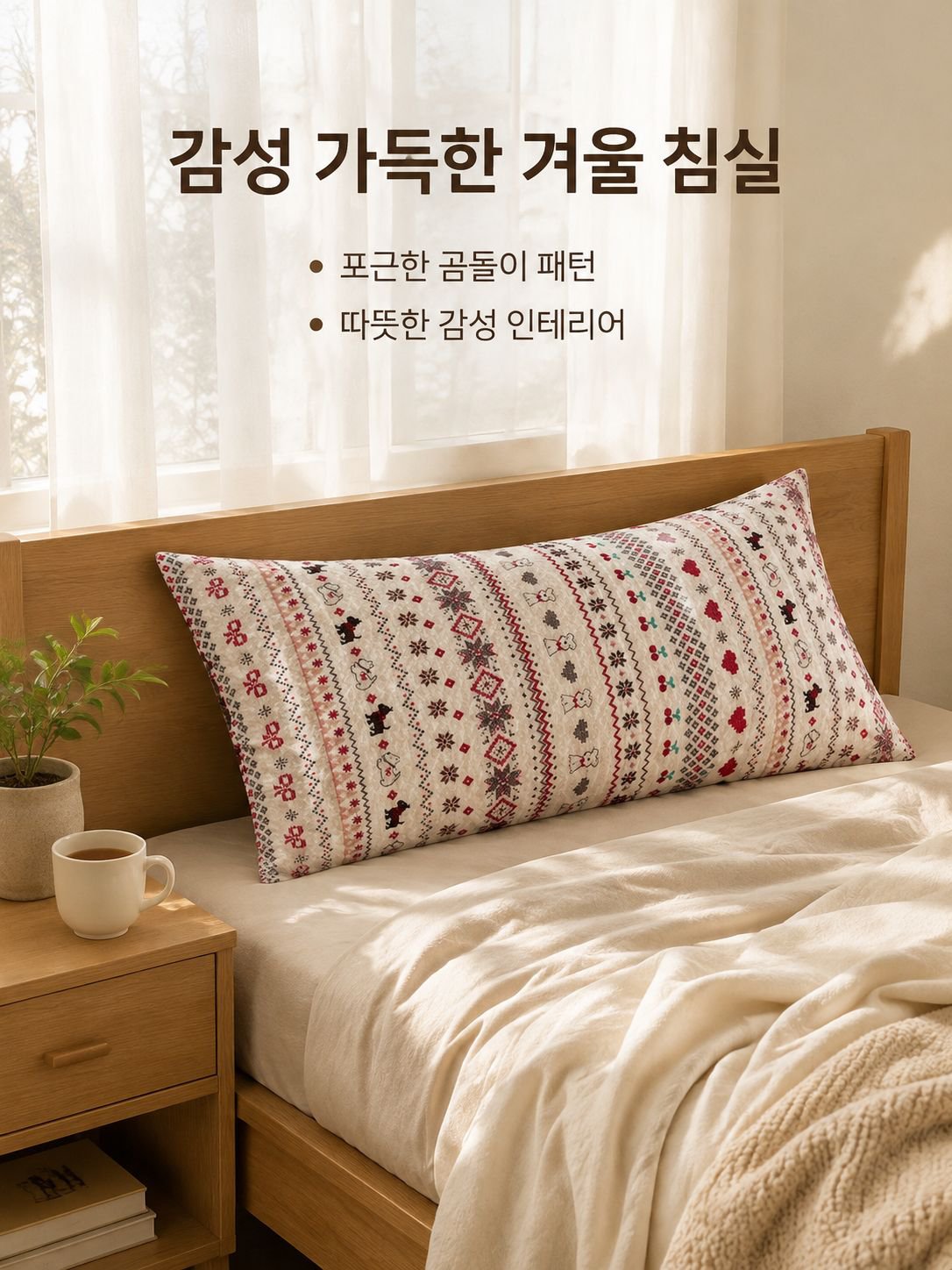 부드러운 이중 거즈 워싱 코튼 카드 베개 커버 세트