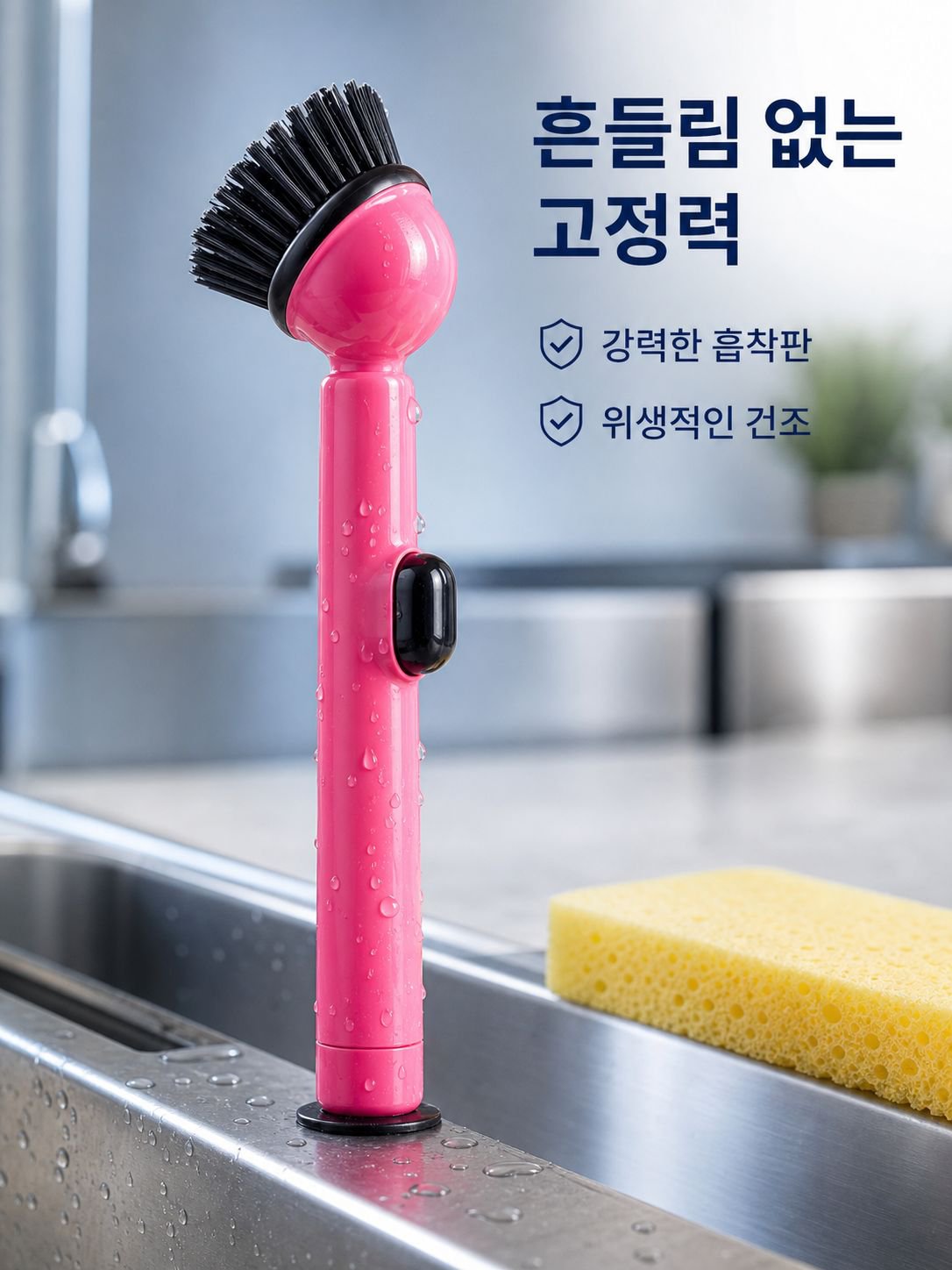 긴 손잡이 디스펜서 브러시