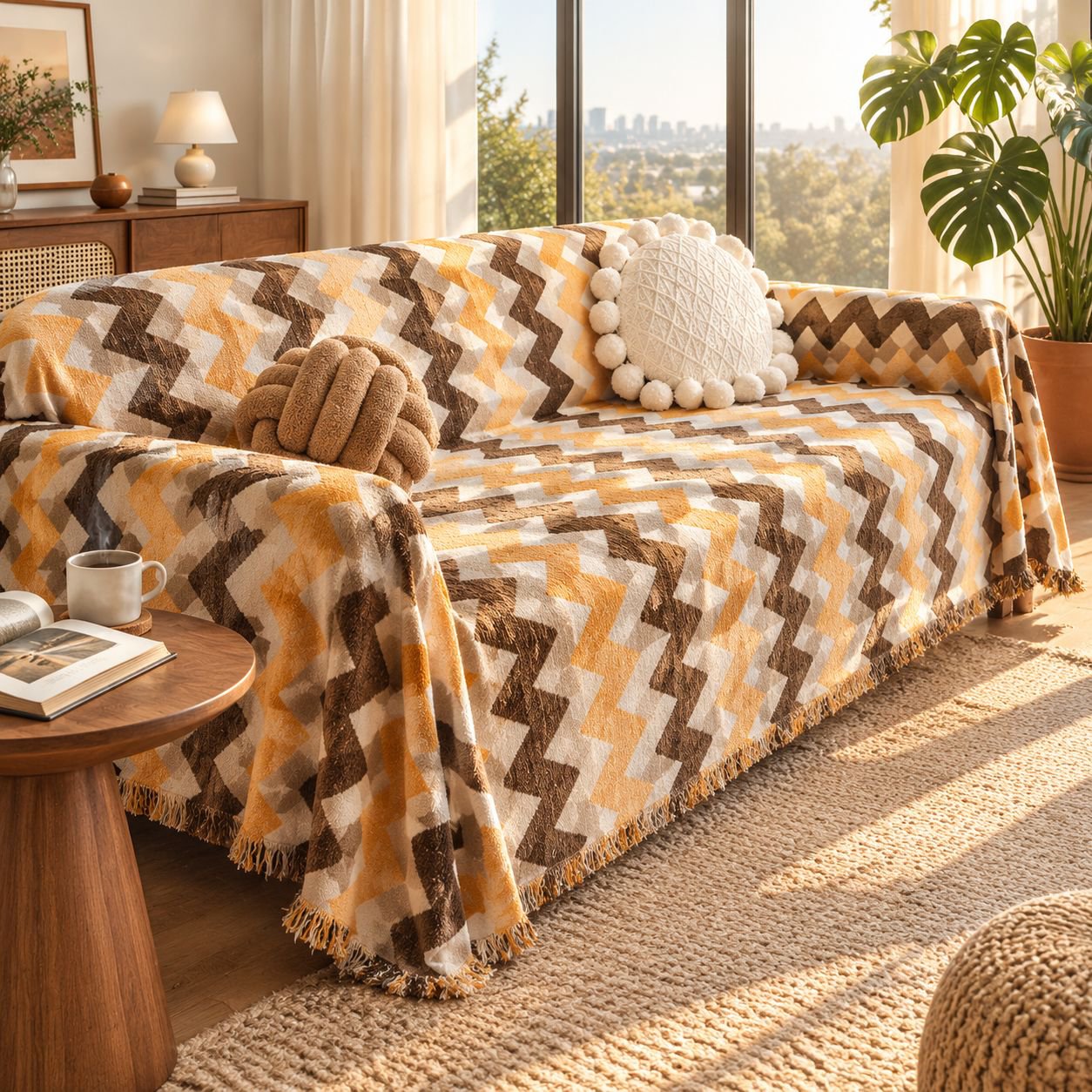 giipet - Sand Dune Wave Pattern Sofa Cover