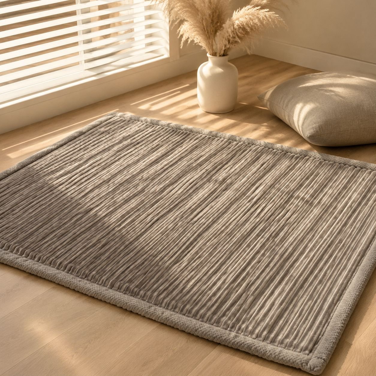 Soft fleece blanket perfect for office environments