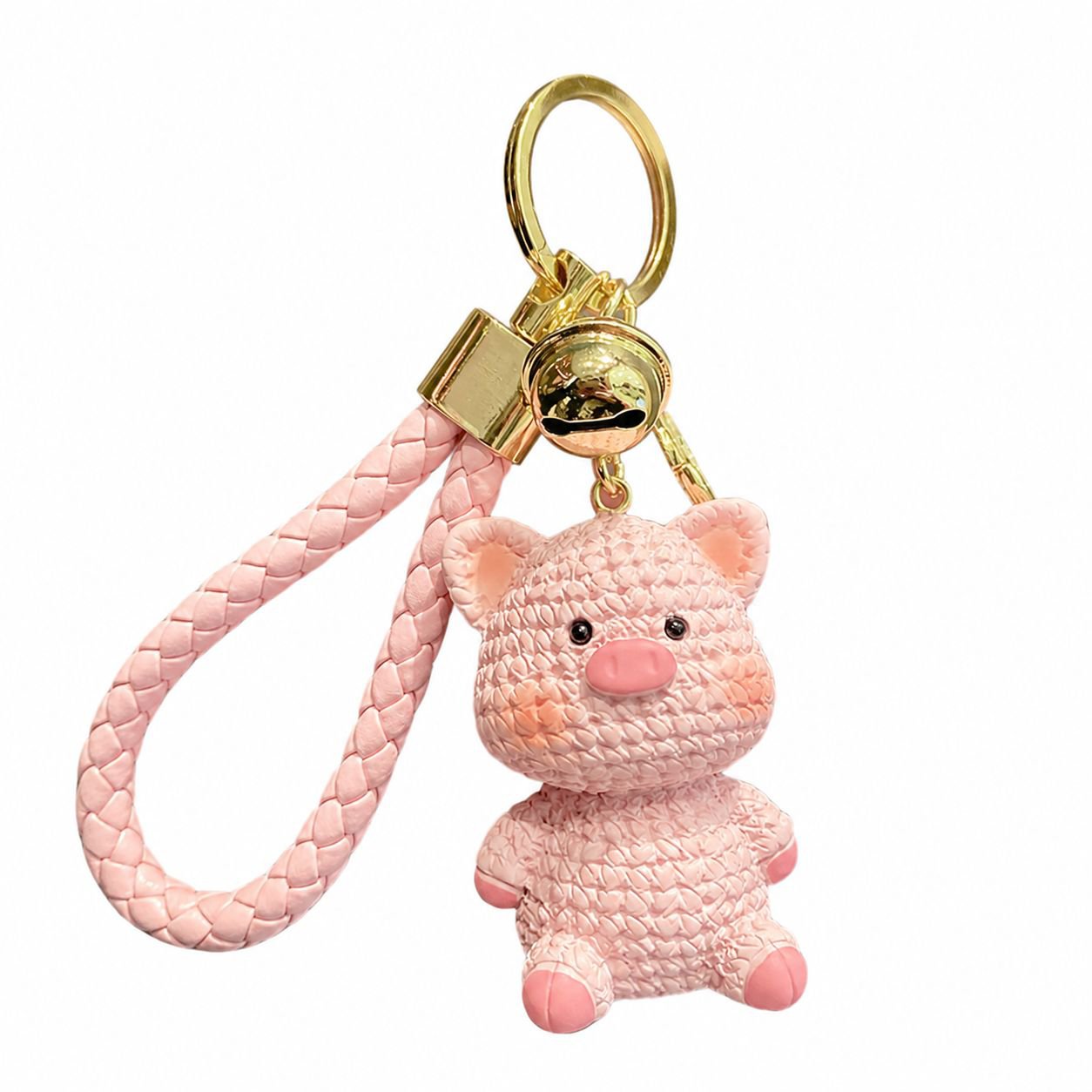 Creative Resin Pig Keychain Animal Bag Charm