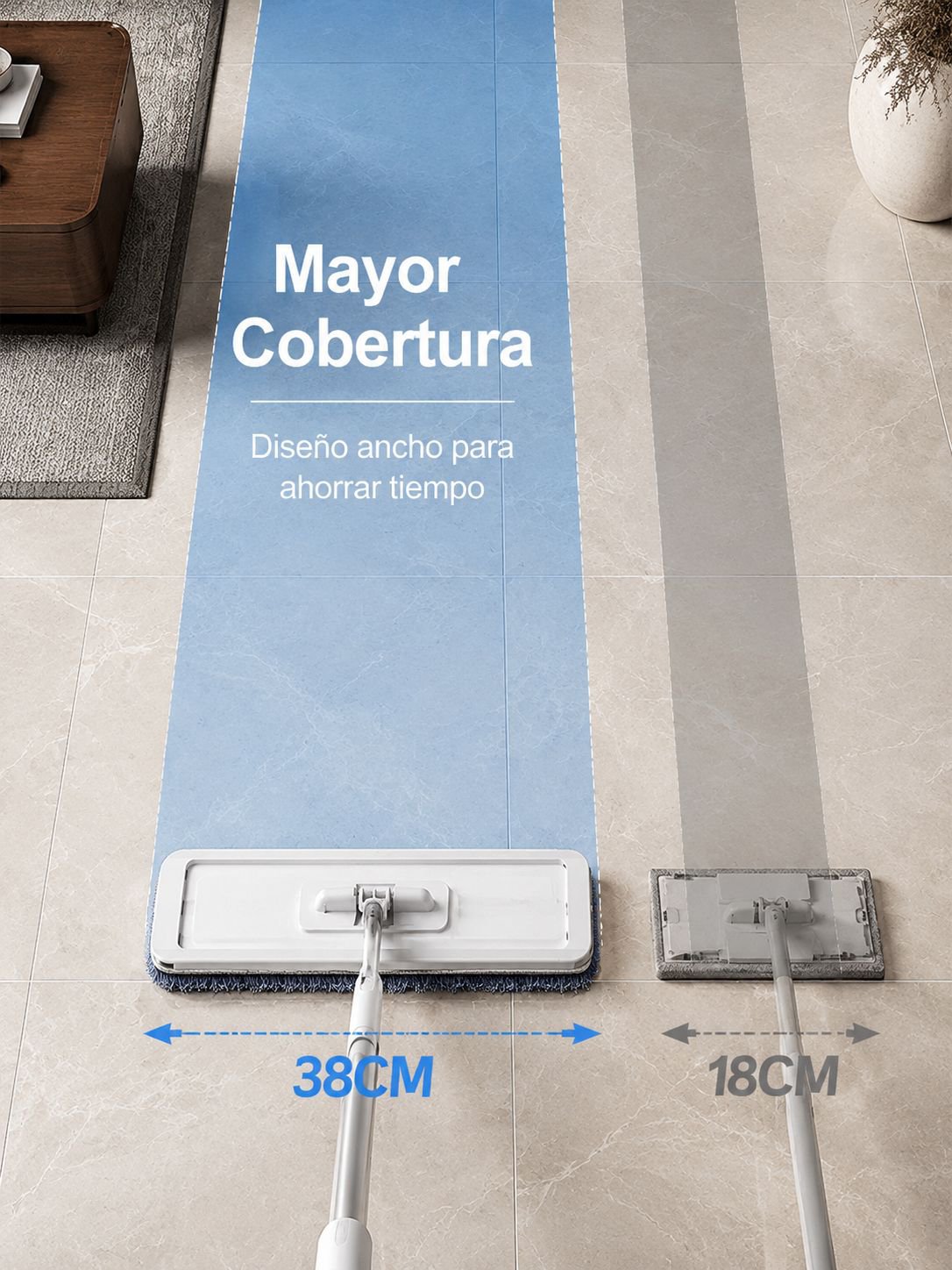 Herramienta de limpieza eficiente para pisos