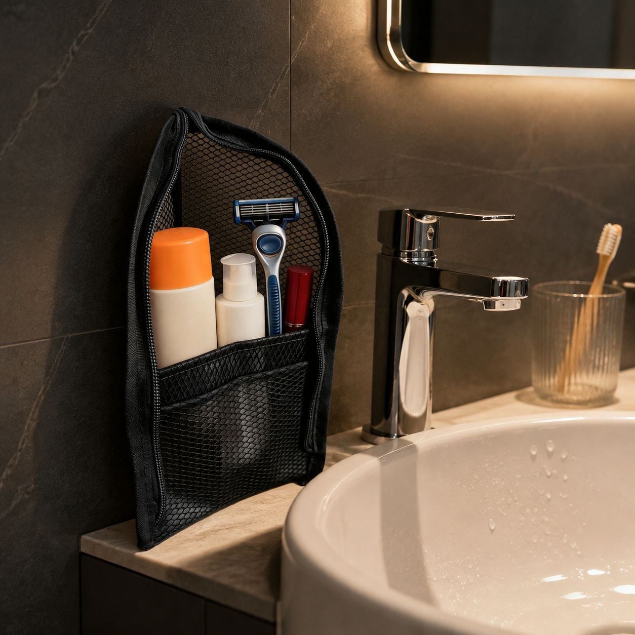Multifunctional Waterproof Toiletry and Travel Organizer Bag