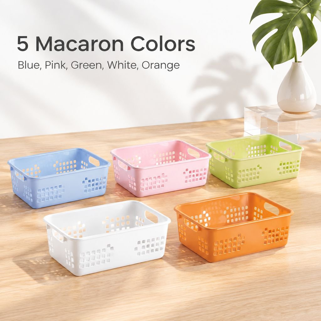 Desktop Snack Storage Basket Organizer