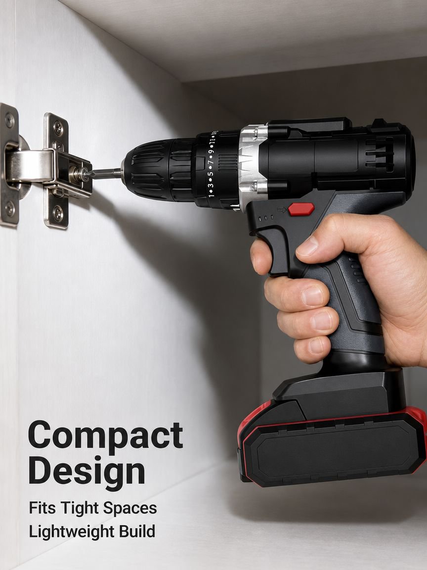 MultiFunction Electric Screwdriver With Hand Drill And Super Power