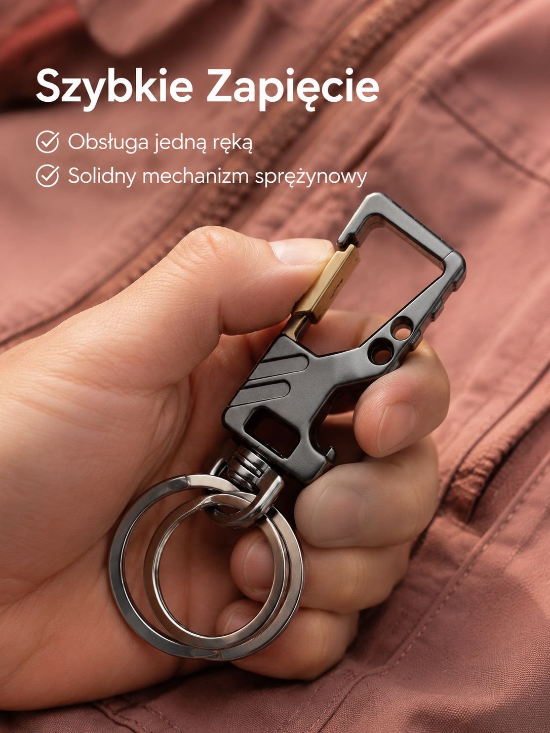 Breloczek do kluczy z otwieraczem na prezent