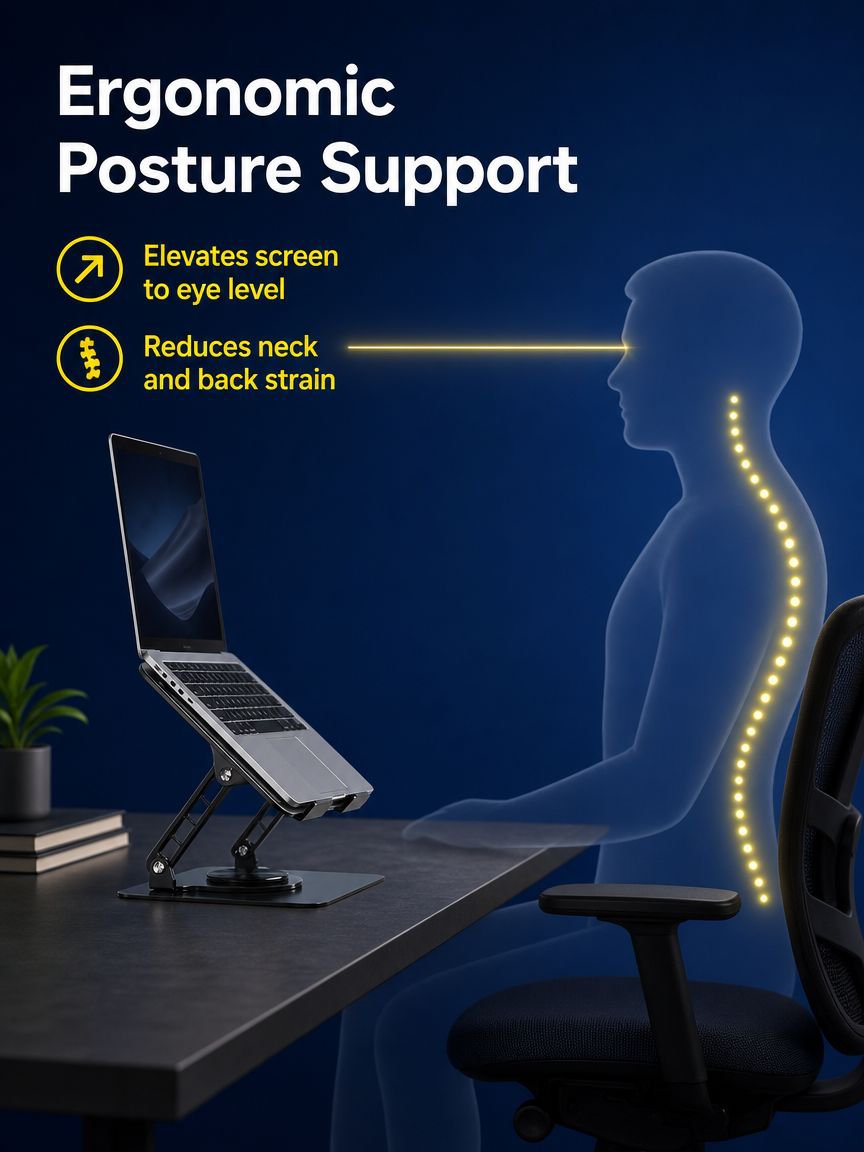 Efficient heat dissipation laptop cooling solution