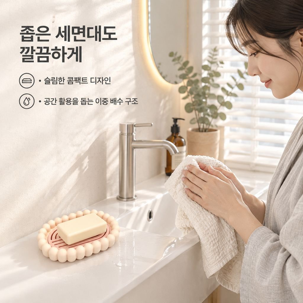 2025 신형 가정용 물빠짐 대형 비누받침대 기숙사 세면대 비누 케이스