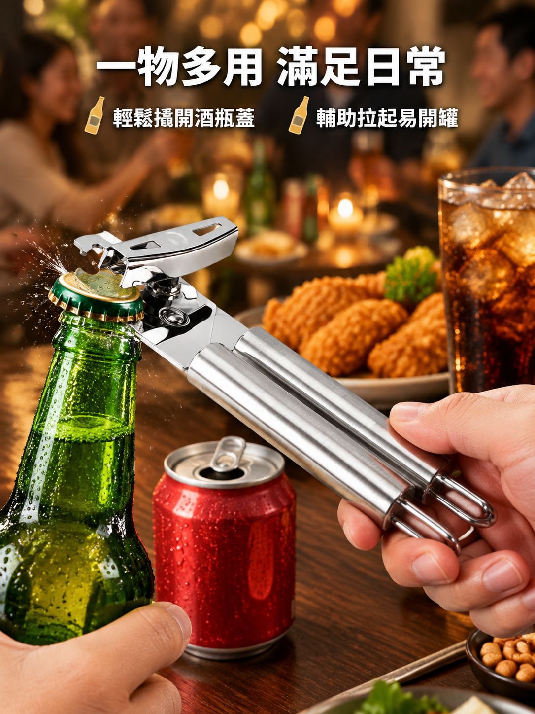 多功能罐頭開瓶器開罐器