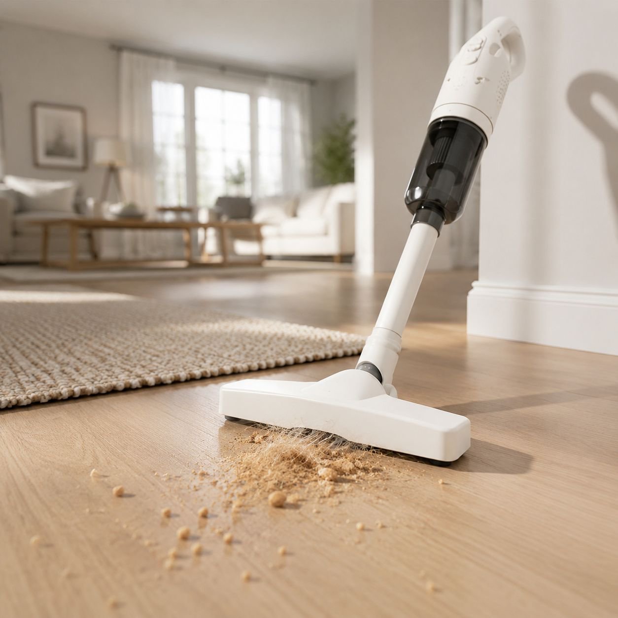 Portable Cordless High-Suction Vacuum Cleaner front view