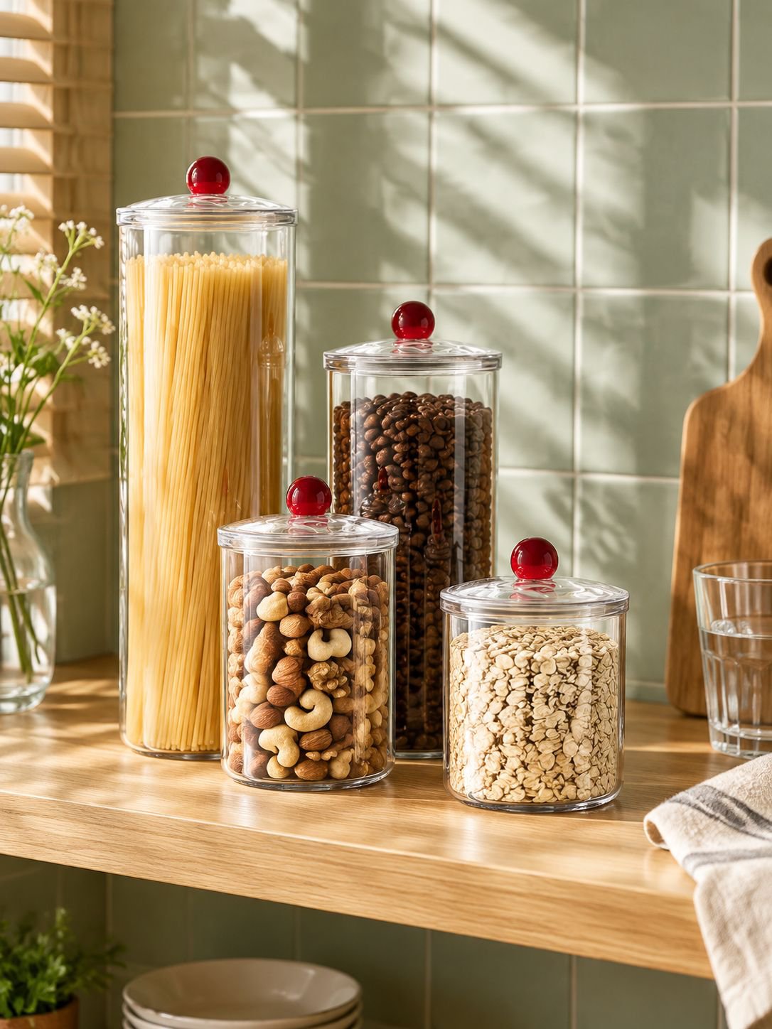 Bocal hermétique alimentaire pour la cuisine – boîte de rangement de conservation