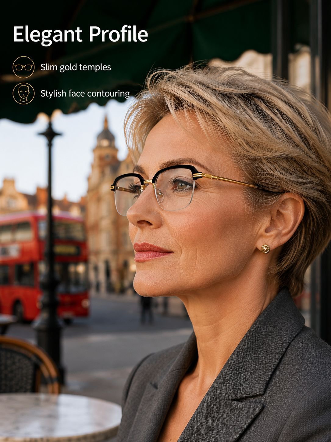 Anti-blue light high-definition reading glasses