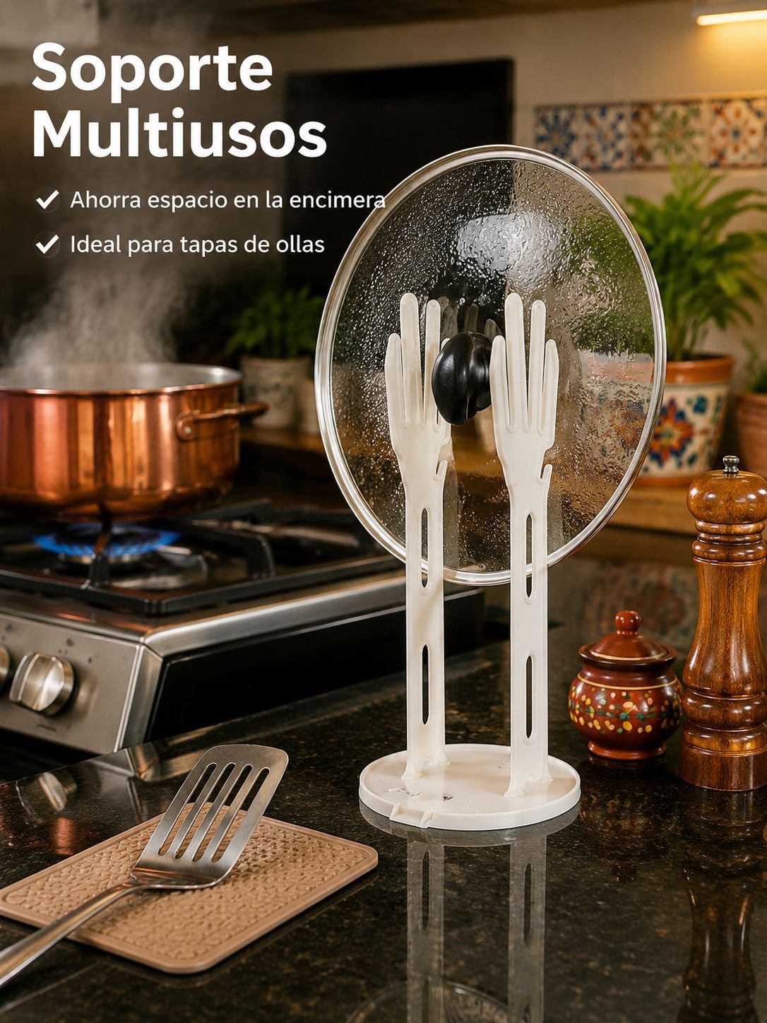 Estante multiuso para baño con diseño moderno