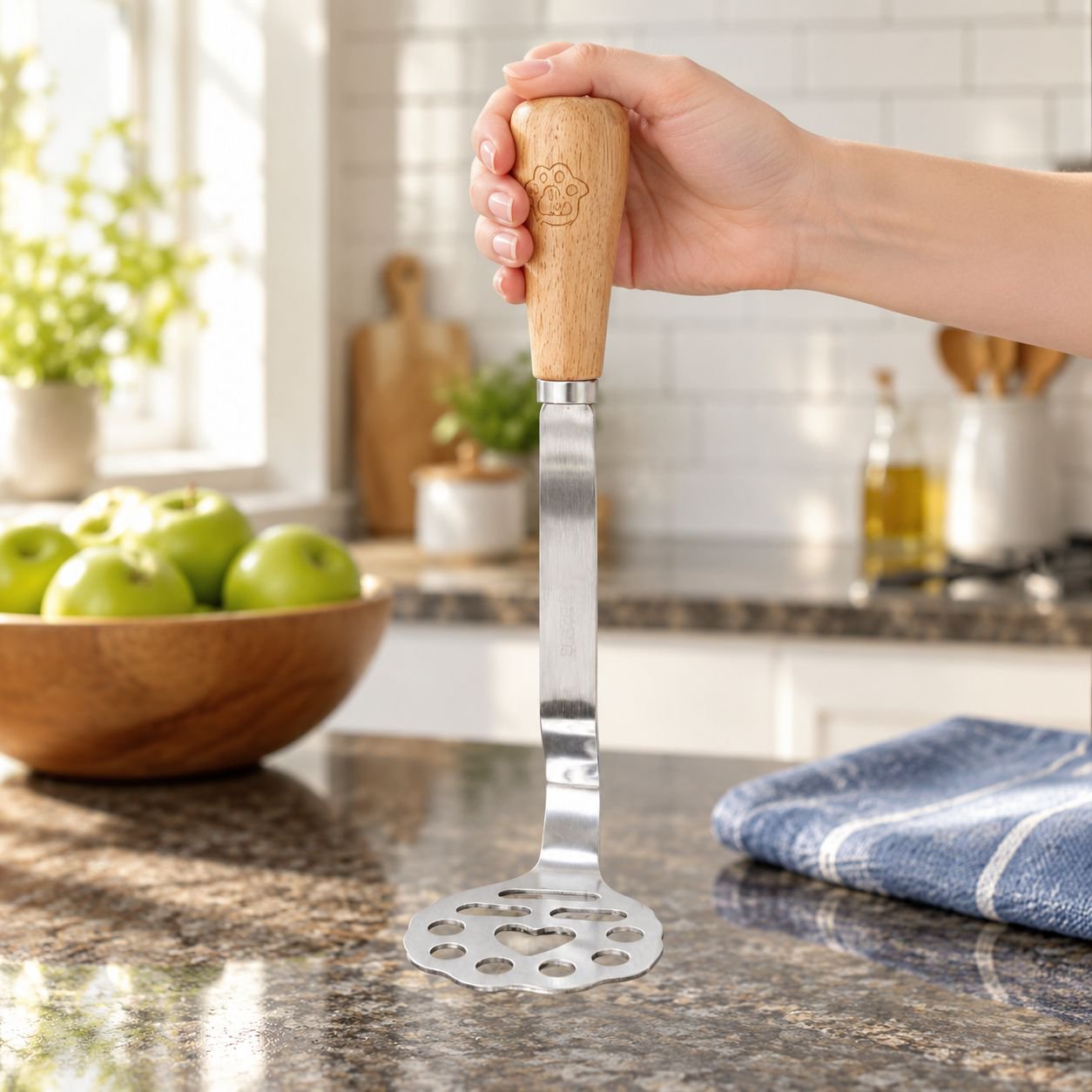 Prensador de papas ideal para preparar alimentos fácilmente