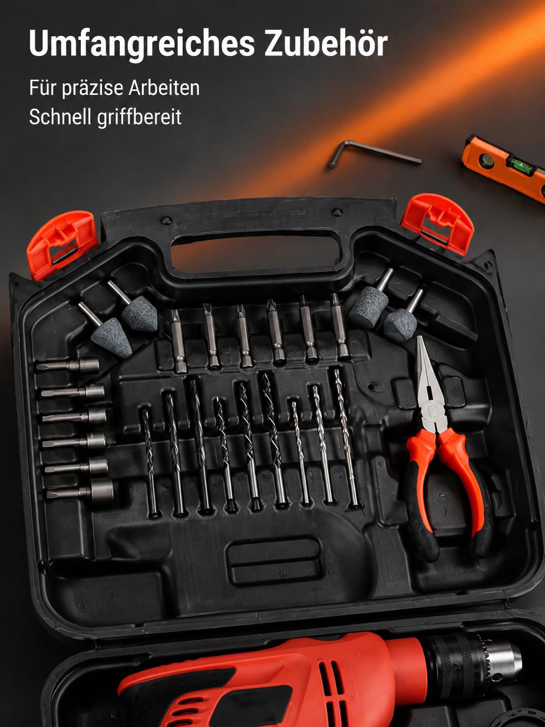 Multifunktionales tragbares Werkzeugset