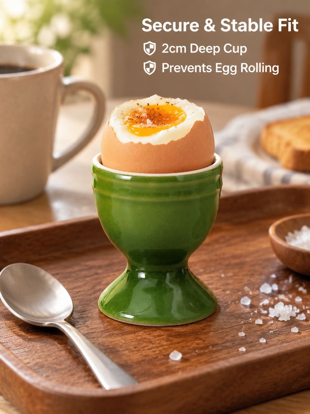 Round Shaped Egg Holder with Stand