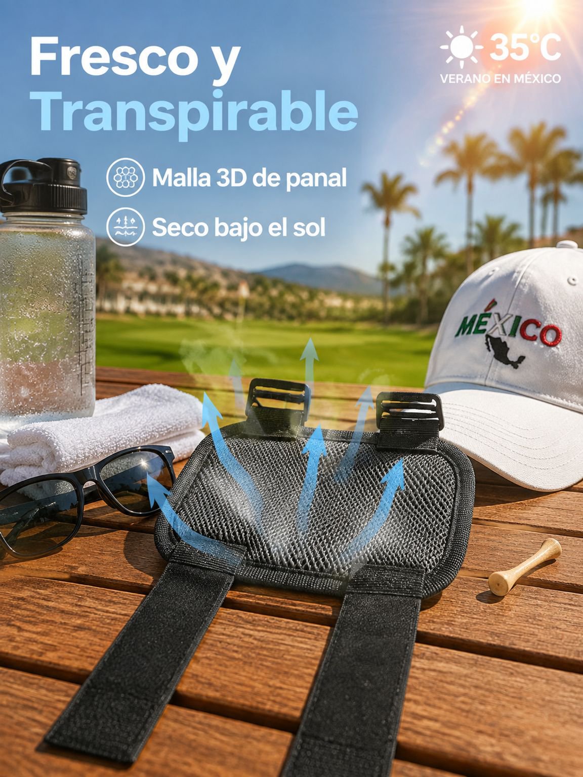 Entrenador de fijación de brazo para golf