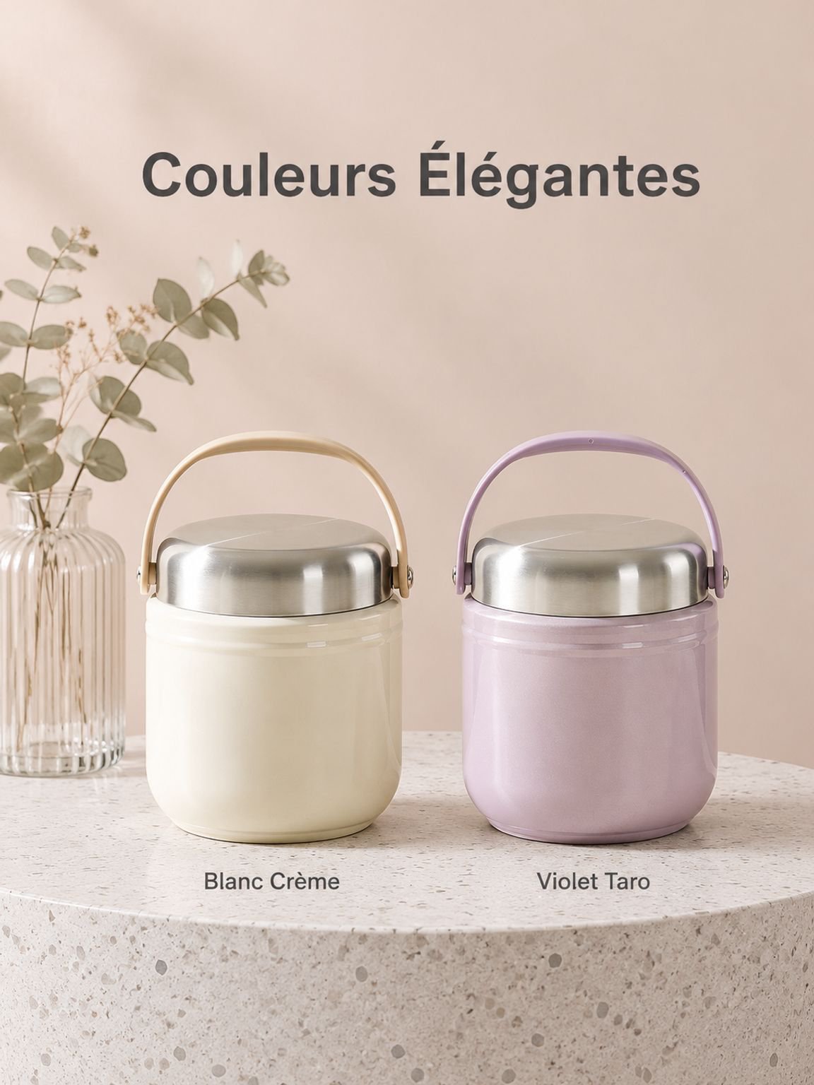Bento portable isotherme pour conserver les aliments au chaud