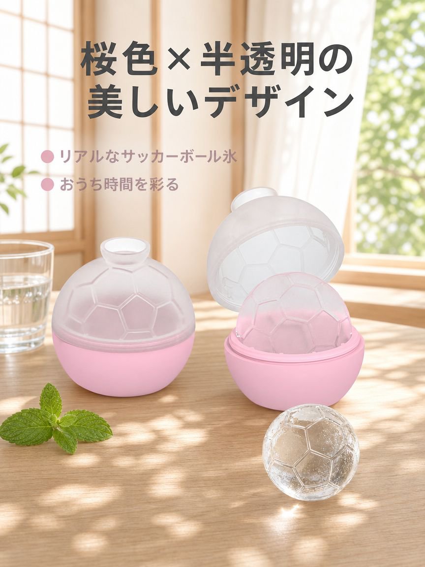 サッカーボール型のアイスボックス